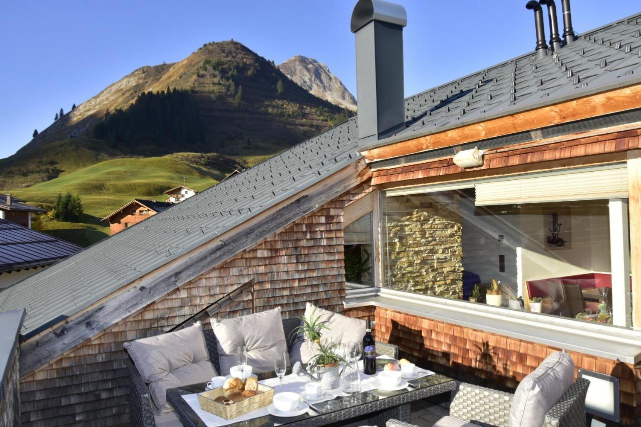 Alpenappartement Bergkönig Warth  Exteriör bild